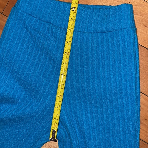 Storets Blue Knit Bootcut Pants - Picture 5 of 6